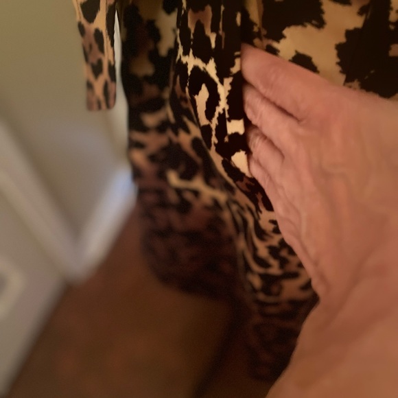 Animal Print A Line Skirt with belt by ETCETERA - Picture 5 of 6